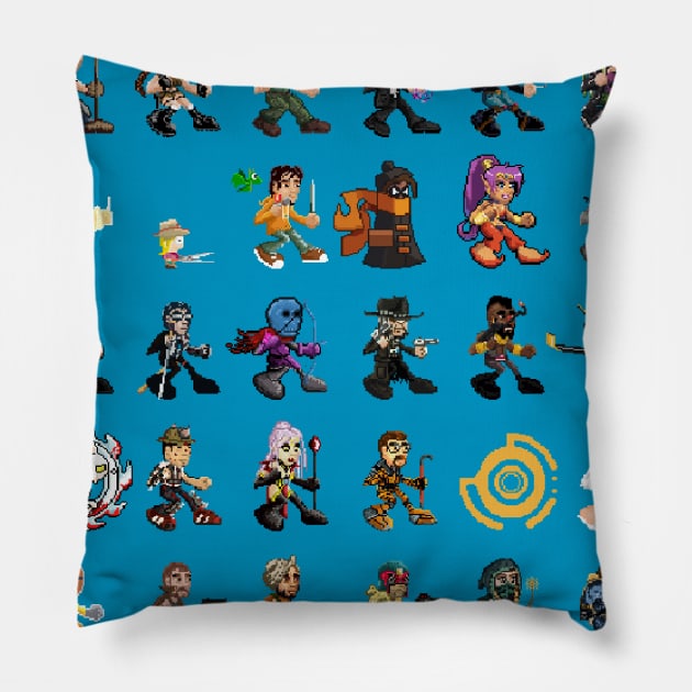 Games of 2018 Pillow by ohmybatman