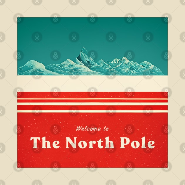 North Pole by Retro Travel Design