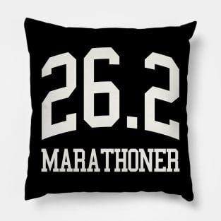 26.2 Marathoner Marathon Runner Running Coach Pillow