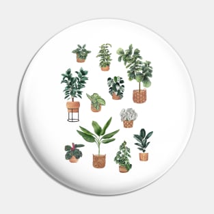 Potted Plants Collection 5 Pin