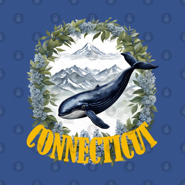 Connecticut Whale With Mountain Laurel by taiche