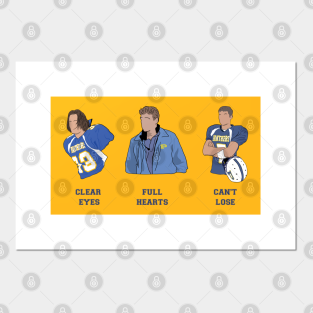 Clear Eyes Full Hearts Cant Lose Posters And Art Prints Teepublic