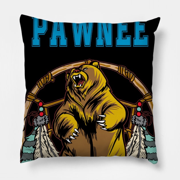 Native American Pawnee  Dreamcatcher 40 Pillow by Jaya Moore