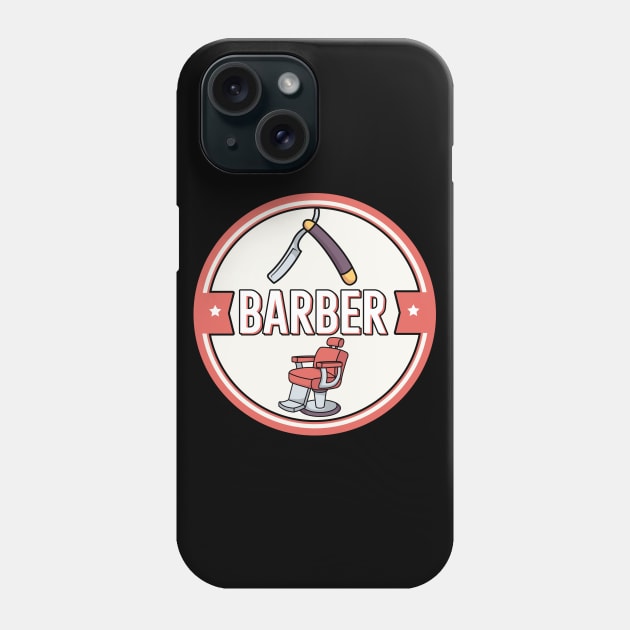 Barber Phone Case by maxcode