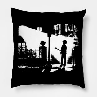 The Cureboy White Stencil Pillow