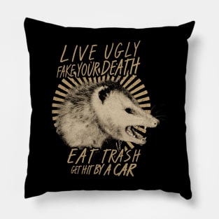 funny quote live weird fake your death quote Pillow