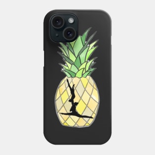 A women’s pair in front of a pineapple Phone Case