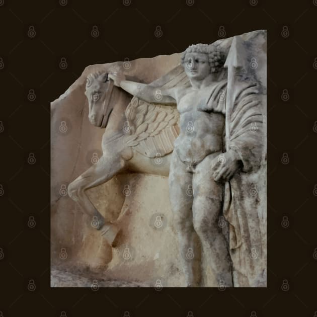 Mythical Horse Creature Ancient Statue Aphrodisias Cut Out by taiche