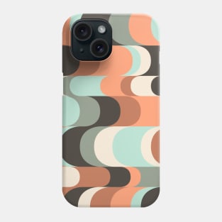 60s & 70s Style Pattern (orange version) Phone Case