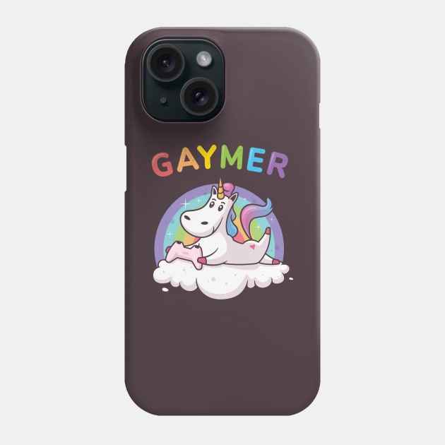 Gaymer Unicorn Phone Case by zoljo