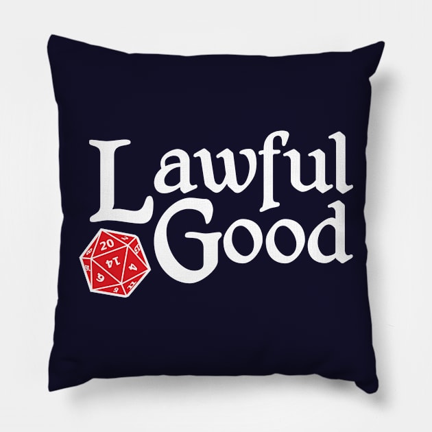 Lawful Good Pillow by machmigo