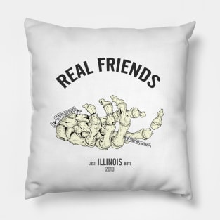 real friends illustration Pillow