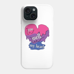 You melt my heart (bisexual) Phone Case