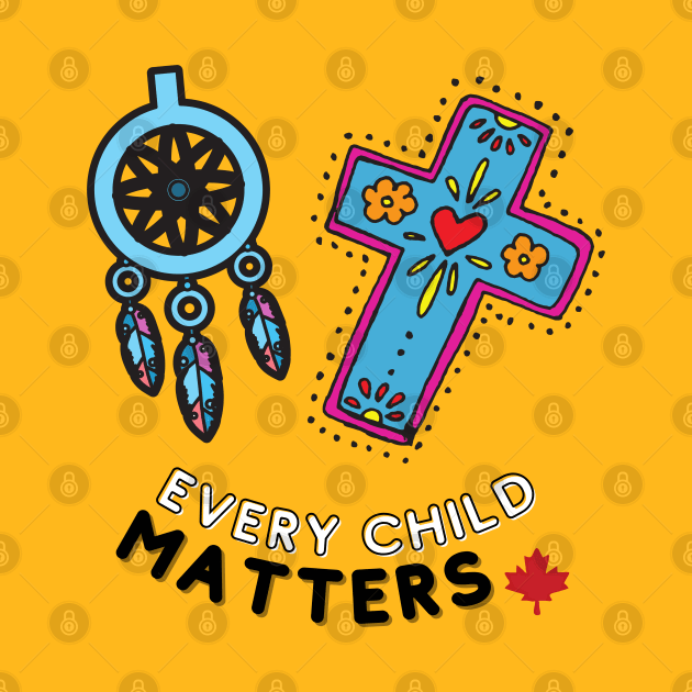 Every Child Matters Canada maple leaf by Mission Bear