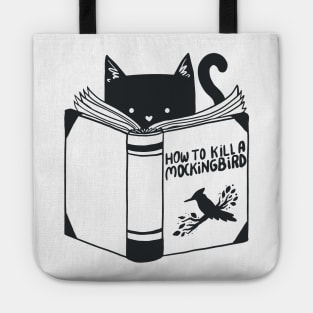 How To Kill A Mocking Bird Funny T-shirt For Lover Cat Tote