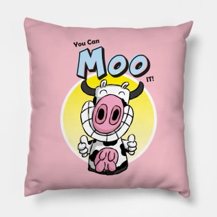 You Can Moo It! Cute Cows Pillow