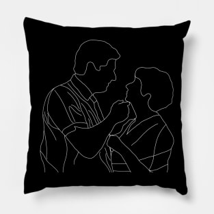 Bren and Tony, dinnerladies Pillow