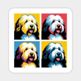 Old English Sheepdog Pop Art - Dog Lover Gifts Magnet