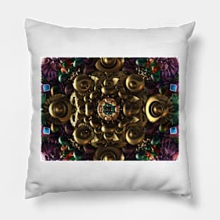 A Golden Garden Pillow