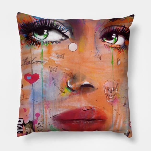 Taboo you Pillow by Loui Jover 