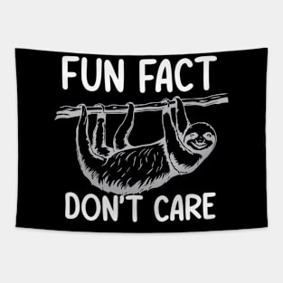 Fun Fact Don't Care Tapestry