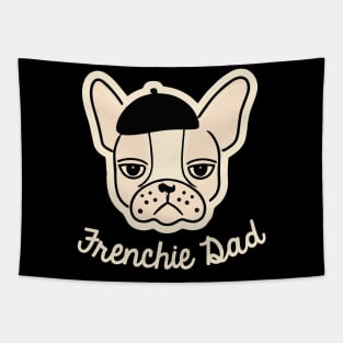 Frenchie Dad Bulldog Vintage Dog Owner Frenchie Dog Father Tapestry