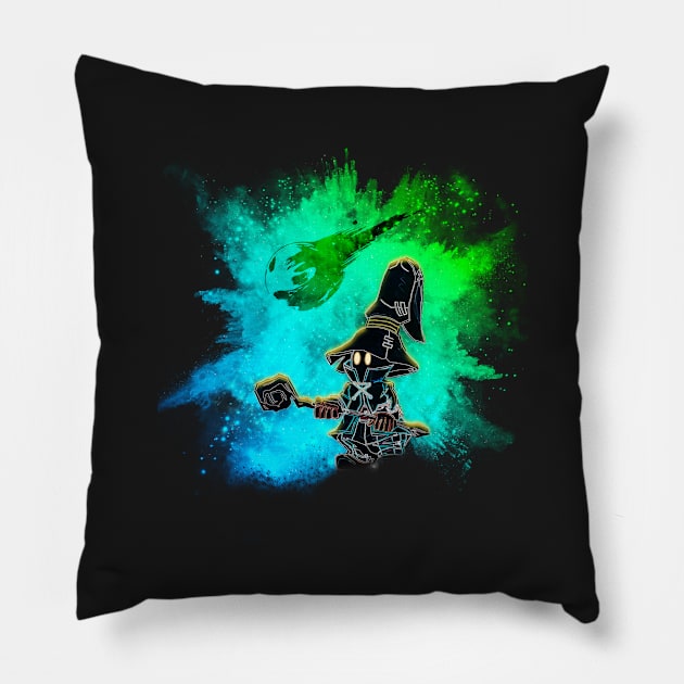 Black mage Pillow by billycustom