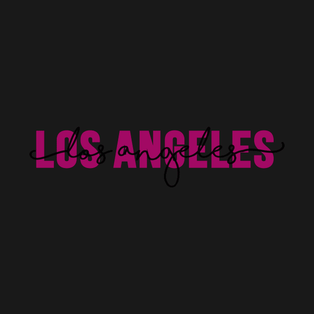 Los Angeles - Pink by emilystp23