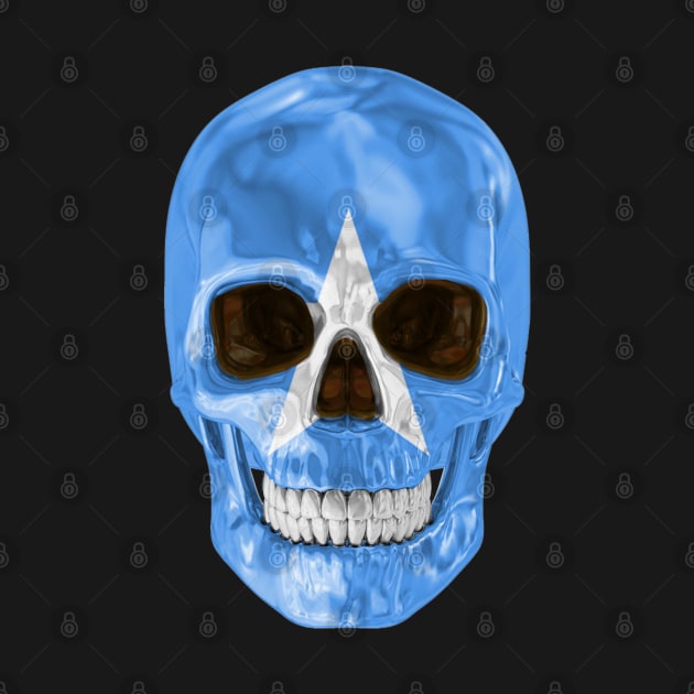 Somalia Flag Skull - Gift for Somali With Roots From Somalia by Country Flags