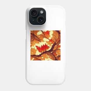 Beautiful Fall Leaves Pattern Phone Case