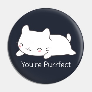 Funny Kawaii Cat Pun T-Shirt Pin