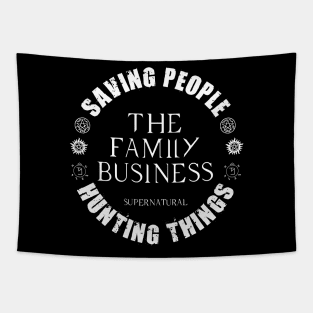 Supernatural Family Business T-Shirt Tapestry