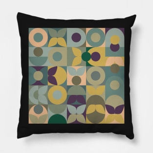 Geometric Retro Vintage Abstract Pattern Nordic Pillow