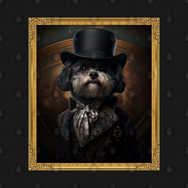 Visionary Maltipoo - Mayor of NYC 1800's (Framed) by HUH? Designs