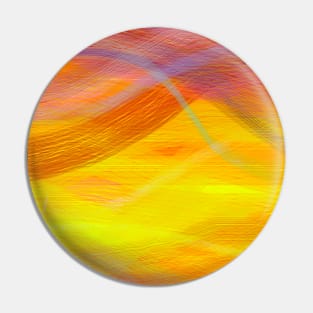 ORANGE AND YELLOW BRUSHES Pin