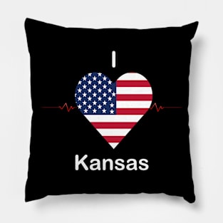 I love Kansas Pillow