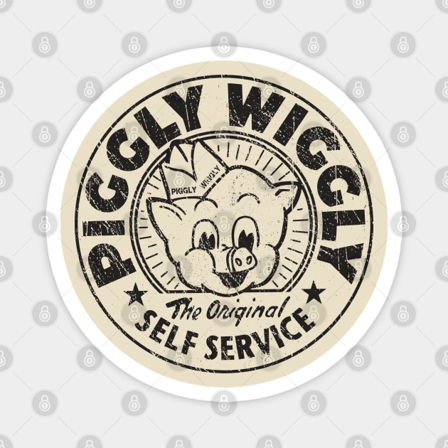 Retro Piggly Wiggly Magnet by thesuamart