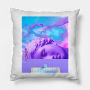 Vaporwave Aesthetic Pillow