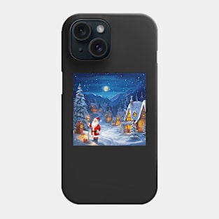 Santa Claus by night Phone Case