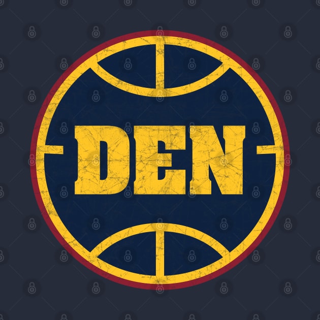 Denver Vintage Basketball by WalkDesigns