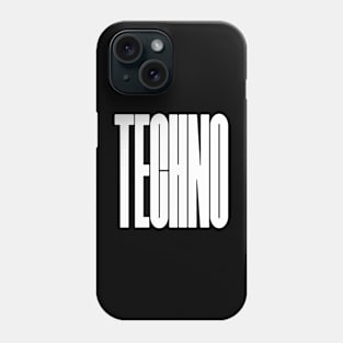 techno logo Phone Case