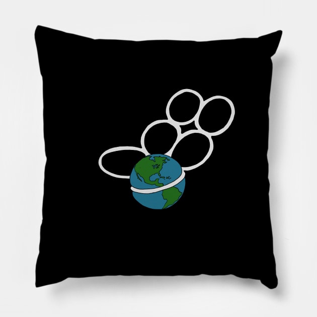 Pollution Around the World Pillow by Mitchell2099