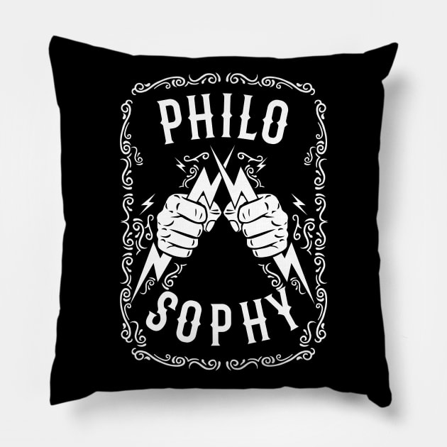 Philosophy Power Pillow by isstgeschichte