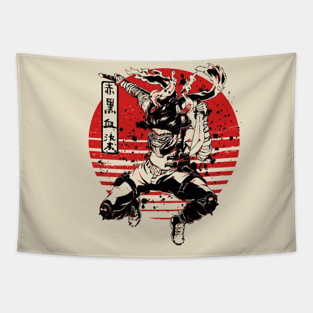 Stain Killer hero Tapestry by nataly_owl