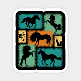 Haflinger Pony Horses Collection Magnet