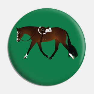 Bay Hunter Horse - Equine Rampaige Pin