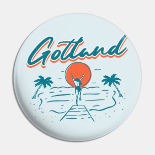 Gotland Summer Pin