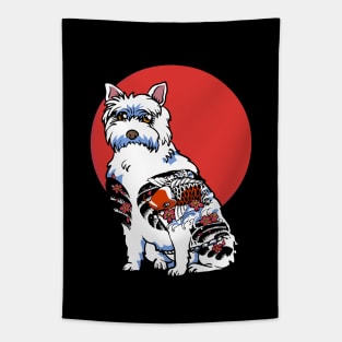 Yakuza West Highland Terrier Tapestry