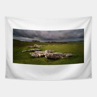 A storm brewing over Arbor Low Tapestry