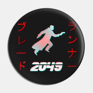 3D Hologram Blade Runner 2049 Katakana Pin